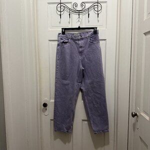 Everlane Organic Cotton Way High Jeans - Lavender